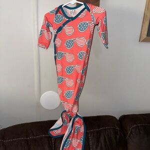 Copper pearl Tie Knotted gown